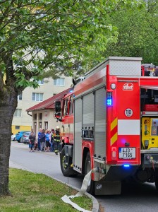 Nácvik evakuace CHB Třebíč